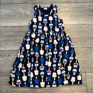 Hanna Andersson Kids Dress - Blue with Star Wars Print 10yrs